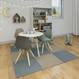 Самоклеюча плитка Sticker Wall під ковролін сіра 600х600х4 5мм SW-00001418 - мініатюра 5