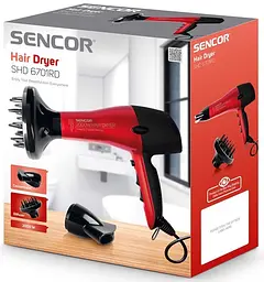 Фен SHD 6701RD Sencor teh0021488 - мініатюра 7