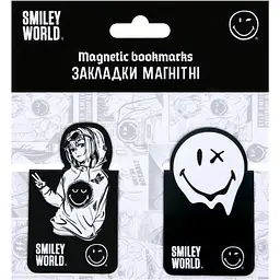 Закладки магнітні Yes Smiley World 2 шт. висікання (708873)