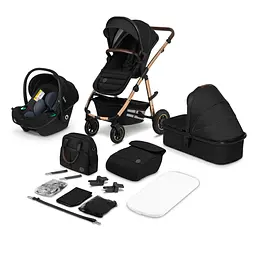 Універсальна коляска Lionelo Amber 3 в 1 Black Onyx (LO-AMBER BLACK ONYX (3in1)) - мініатюра 2