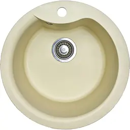 Кухонна мийка Adamant Wave Ø485x210 Бежевий ivory 219223