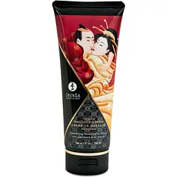 Їстівний масажний крем Shunga Kissable Massage Cream - Sparkling Strawberry Wine (200 мл)