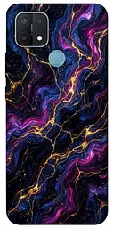 TPU чохол Demsky Purple space marble для Oppo A15s / A15