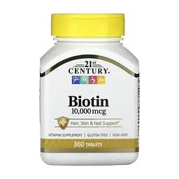 Біотин Biotin 10 000 мкг - 360 таблеток