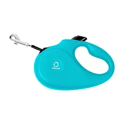 Повідець для собак Collar стрічка M до 25 кг 5 м блакитний (81252)