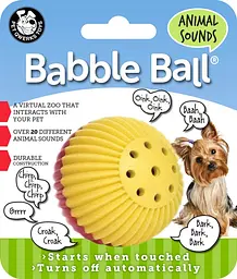 Інтерактивна іграшка-м'яч для собак Pet Qwerks Animal Sounds Babble Ball
