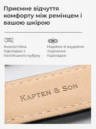 Шкіряний ремінець для наручного годинника 16 мм браслет класичний ремінь ремішок ремінчик наручних годинників натуральна шкіра універсальний ремешок німецького бренду чорний - мініатюра 6