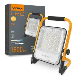 Прожектор Videx LED акумуляторний PREMIUM VIDEX F2A 50W 5000K (VL-F2A-505) - мініатюра 7