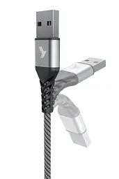 Pixus Flex Micro USB кабель Gray - мініатюра 3