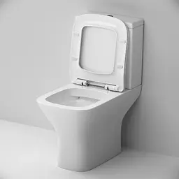 Унітаз-компакт AM.PM Gem без обідка з сидінням мікроліфт white CGA8601SC - мініатюра 6