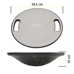 Балансувальна платформа Cornix кругла, пластикова Grey/Black XR-0443 - мініатюра 9