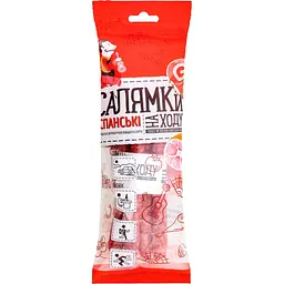 Набір: Кабаноси Дмитрук Chili свинина з чилі 80 г + Ковбаски Глобино Салямки Іспанські сирокопчені 85 г - мініатюра 3