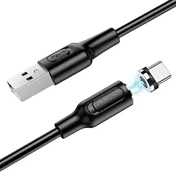 Кабель BOROFONE BX41 Amiable magnetic for Type-C 2.4A/1m чорний - мініатюра 5