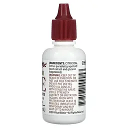 Екстракт насіння грейпфрута високої концентрації NutriBiotic Maximum GSE Liquid Concentrate 29.5 мл - мініатюра 2