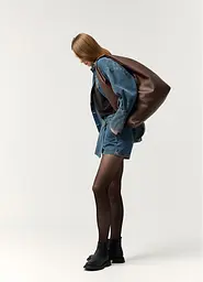Жіноча сумка Sambag HOBO L шоколадна 34 х 37 х 16 см (53300020) - мініатюра 2