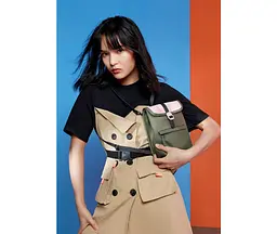 Рюкзак 90fun NINETYGO & NABI Urban MILAN Series Bag зелений - мініатюра 4