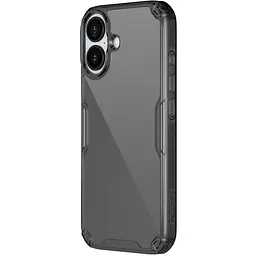 TPU чохол Nillkin Nature Pro Series для Apple iPhone 17 (6.3) Чорний (прозорий)