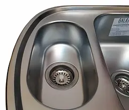 Кухонна мийка Romzha Vayorika 1.5C Satin RO47897, Сірий - мініатюра 7