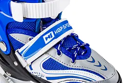 Роликові ковзани 3в1 Hop-Sport HS-8101 Speed M (розмір) сині - мініатюра 6