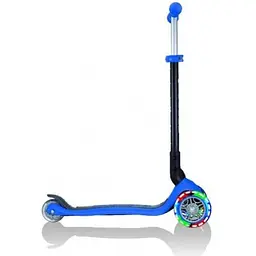 Самокат Globber Go up foldable plus, колеса з підсвічуванням, синій (643-100) - мініатюра 3
