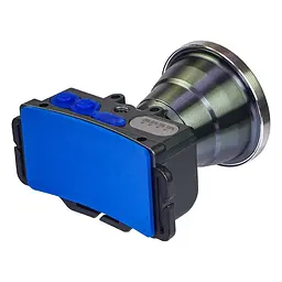 Налобний LED ліхтар 3046 акумуляторний 2600 mAh - мініатюра 2