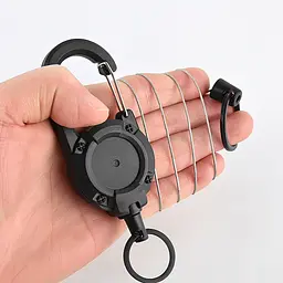 Висувний брелок Full Fix з карабіном, колір хакі 12.3*4*1.7 cm (6930562840520) - мініатюра 3