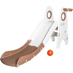 Дитяча гірка Mealux Cosmo Lite White/Coffee (KD-B020 White/Coffee)