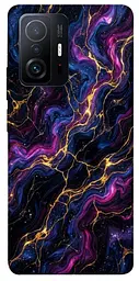 TPU чохол Demsky Purple space marble для Xiaomi 11T / 11T Pro