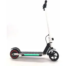 Дитячий Електросамокат E-Scooter ES3 LED + амортизатор Білий - мініатюра 3