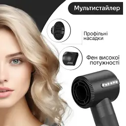 Багатофункціональний стайлер RESTEQ 7 в 1 Black, професійний стайлер 1400 Вт - мініатюра 3