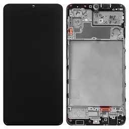 Дисплей Samsung M325 Galaxy M32, чорний, з рамкою, Original (PRC)