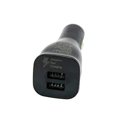 Зарядний в прикурювач 2 USB Fast charge AR61 15W USB зарядка в авто для телефону - мініатюра 2