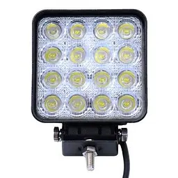 Додаткова LED фара 48W (3W x 16) 10-30V 110x110x72mm Ближній (29-48W) 1 шт. (2964)