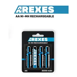 Акумулятор пальчиковий AA Arexes 3000mAh 1.2V Ni-MH, 1 шт