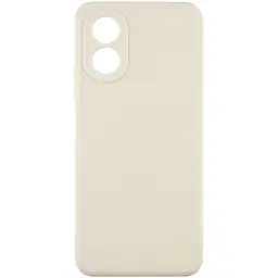 Силіконовий чохол Candy Full Camera для Oppo A38 / A18 Бежевий / Antique White