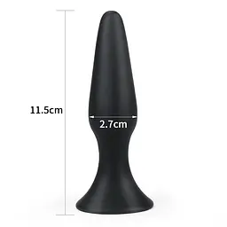 Анальна пробка - Lure Me Butt Plug S Black - мініатюра 2