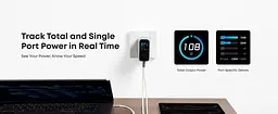 Зарядний пристрій ANKER Laptop GaN Charger 140W Smart з екраном PD 3.1 4 порти USB (B2697G41) - мініатюра 4