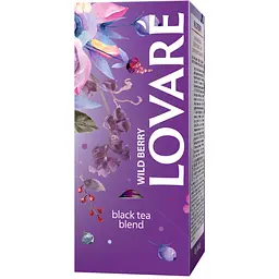 Чай чорний Lovare Wild berry 48 г (24 шт. х 2 г) - мініатюра 2