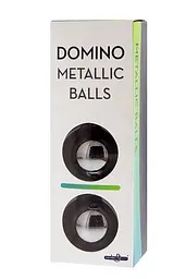 Вагінальні кульки Seven Creations Domino Metallic Balls, 20 см, сріблястий