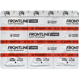 Краплі Boehringer Ingelheim Frontline Combo від бліх та кліщів для собак 10-20 кг 4.02 мл (3 шт. х 1.34 мл) (159918) - мініатюра 5