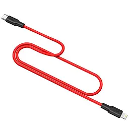Кабель HOCO Type-C to Lightning Silicone PD charging data cable X21 Plus 1m, 3A, 20W
