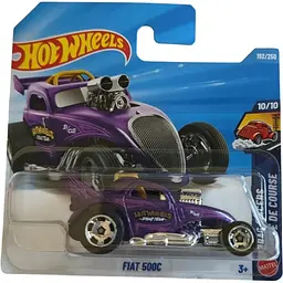 Базова машинка Hot Wheels Drag Racers Fiat 500C фыолетова (5785) JJK29-N521