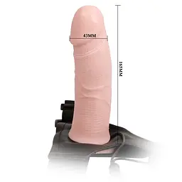 Страпон з вібрацією для чоловіків Baile Mens Pants Replacement Strap On, 16.5 см - мініатюра 3