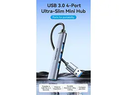 USB-хаб Vention 4in1 0.15m Grey (CKOHB) - мініатюра 9