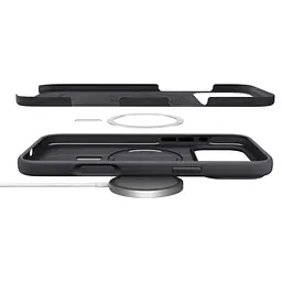 Чохол до мобільного телефона Spigen Silicone Fit MagFit iPhone 17 Pro Max Black (ACS10270) - мініатюра 9