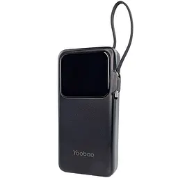 Повербанк зі швидкою зарядкою Yoobao 20000 мАг 22,5W Q22 PD+QC Чорний