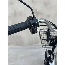 Електровелосипед Minako U18" 600W 60V 26Ah + сидіння/багажник сірий - мініатюра 11
