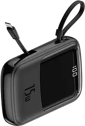 Портативна батарея Baseus Qpow Digital Display 10000 mAh 15W Type-C Edition 2022 Edition PPQD050001 Black - мініатюра 2