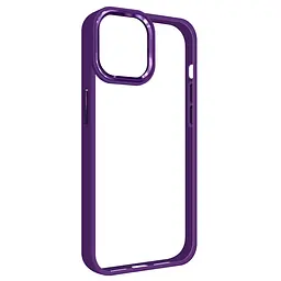 Чехол для Apple iPhone 14, UNIT2, фиолетовый, ударопрочный, прозрачный противоударный чехол-накладка из TPU и поликарбоната (PC), с защитными бортиками, защита всего корпуса от ударов и царапин, ArmorStandart (ARM69941)