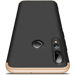 Чохол-накладка GKK 3 in 1 Hard PC Case HuAwei P Smart+ 2019 Gold/Black - мініатюра 2
